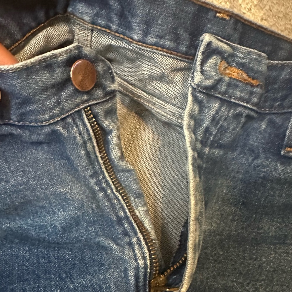 Wrangler Jeans Cowboy Original Fit Blue Straight Western Denim 936 Size 32x30 - Picture 5 of 9